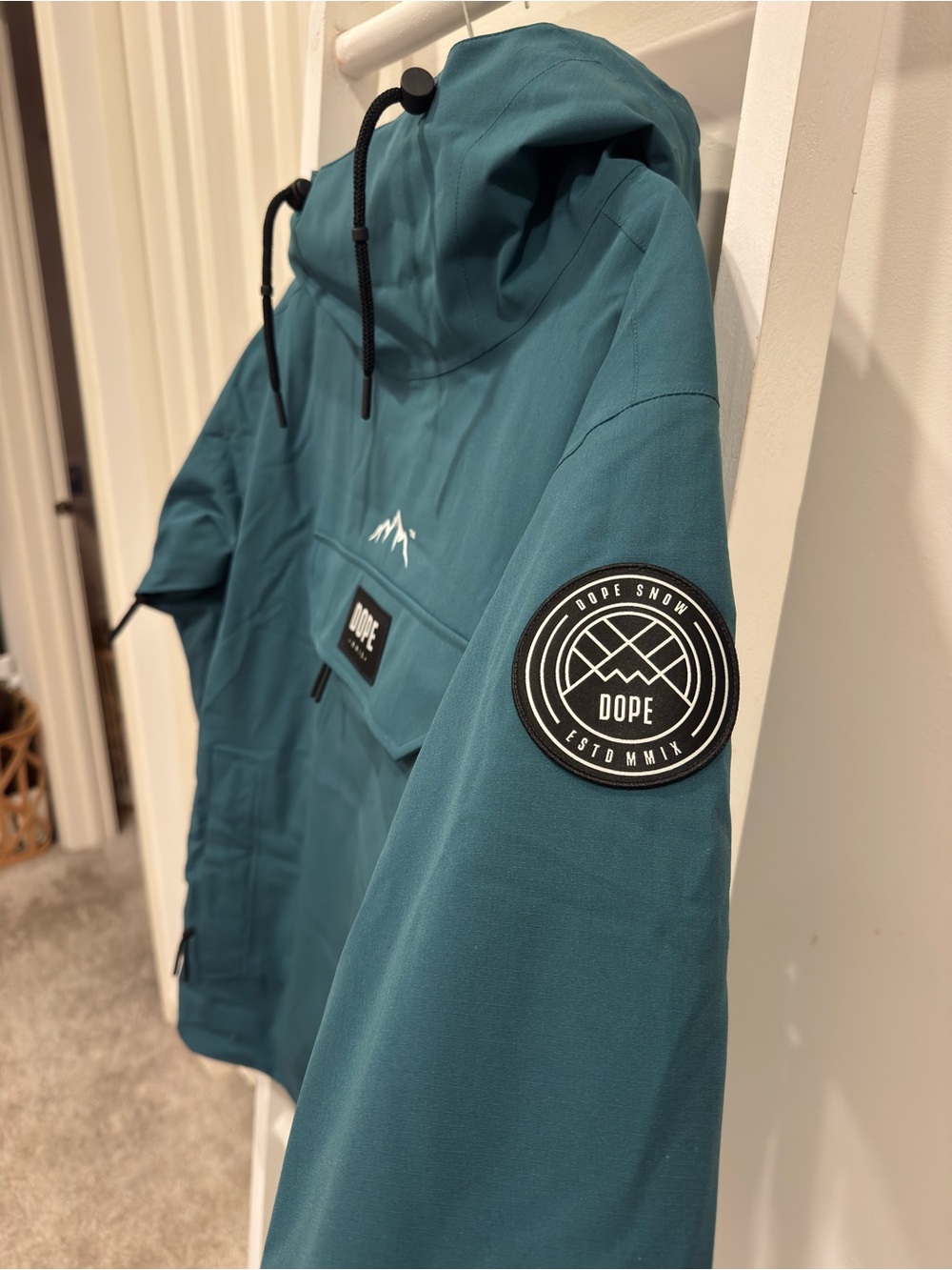 DOPE Women's Bottle Green Ski Anorak Jacket - Picture 7 of 8